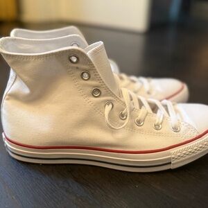 Hip Top White Converse All Stars (New)